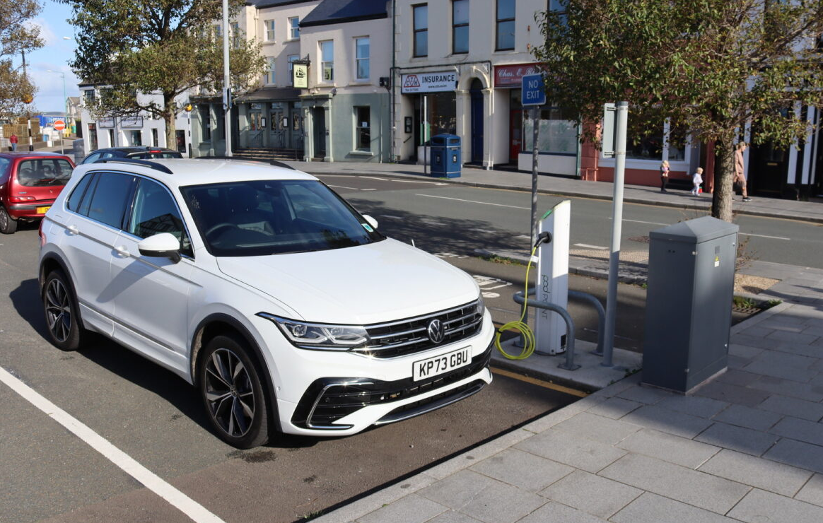 Manx Utilities public EV charging station